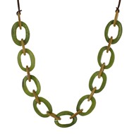 Collier Ovales en Tagua Bicolore