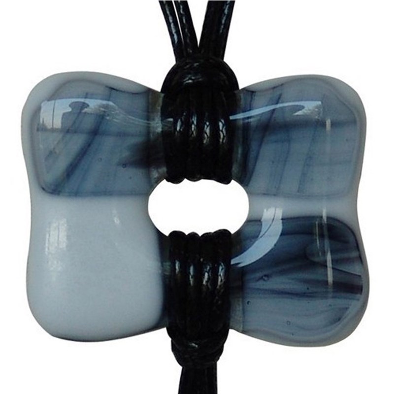 Collier et Grand Pendentif Pâte de Verre Donuts - Classics - vue V1