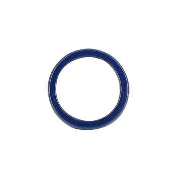 Bague Anneau de Céramique Bleue - 3mm