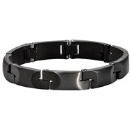 Bracelet Jourdan Jin-Jang acier noir