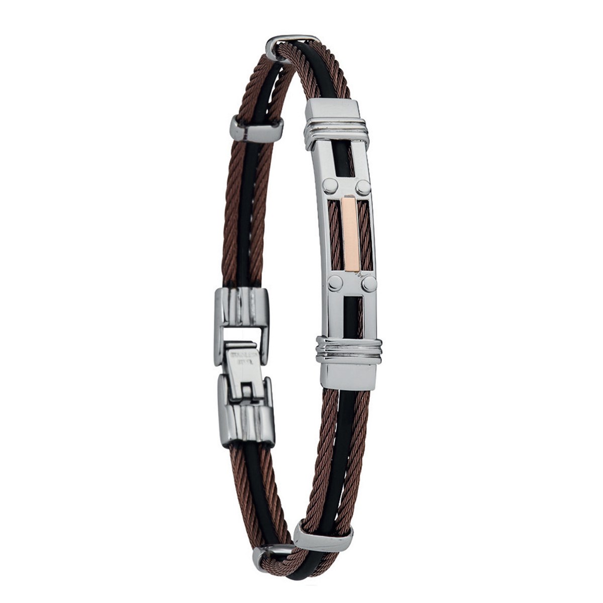 Bracelet jonc homme Jourdan Chabrieres acier or