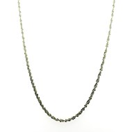 Collier sautoir Elden argent 1 rang vert olive
collection Catch the Rainbow