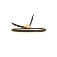 Jonc ruban Les Interchangeables 3mm Marron 74