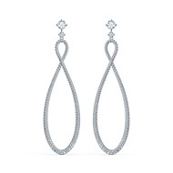 Boucles d'oreilles Swarovski Infinity