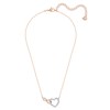 Collier Swarovski Hyperbola coeur et infini - vue V3