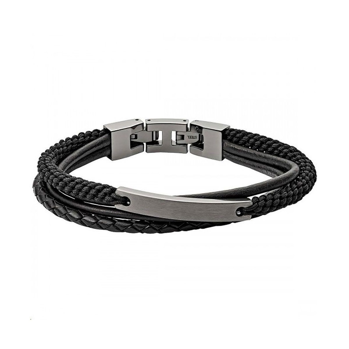 Bracelet homme Fossil Vintage casual multi-rangs