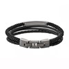 Bracelet homme Fossil Vintage casual multi-rangs - vue V2