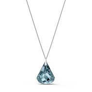 Collier long Swarovski Spirit Bleu
