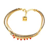Bracelet Zag Bijoux multi-rangs