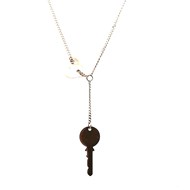 Collier Zag clé coeur