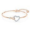 Bracelet jonc Swarovski Infinity Heart - vue V1