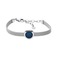 Bracelet Skagen Sea Glass rond bleu