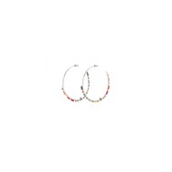 Boucles d'oreilles Hipanema Angkor Silver