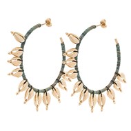 Boucles d'oreilles Hipanema Ukulele Khaki