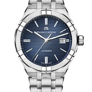 Aikon automatique acier bracelet acier cadran bleu 42mm