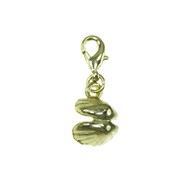 Breloque charm coquillages dorés SC Crystal
