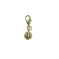 Breloque charm perle dorée SC Crystal