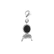 Charm miroir SC Crystal plaqué argent 3 microns