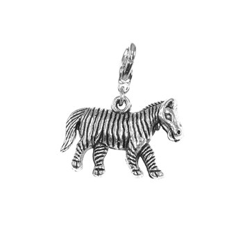 Breloque charm zèbre SC Crystal