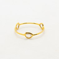 Elisa - Bague Diamant Polki et Or 18 carats