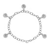 Bracelet - Cristal blanc - Argent 925 - vue V1