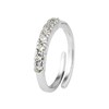 Bague - Blanc - Argent 925 - vue V1