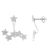 Boucles d'Oreilles ÉTOILE - Oxyde de zirconium - Argent 925