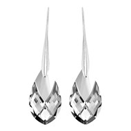 Boucles d'oreilles argentées SC Crystal ornées de cristaux Swarovski