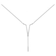 Collier Argent 925/000 Ox Zirconium - PHEBUS&Co - VEGAS -