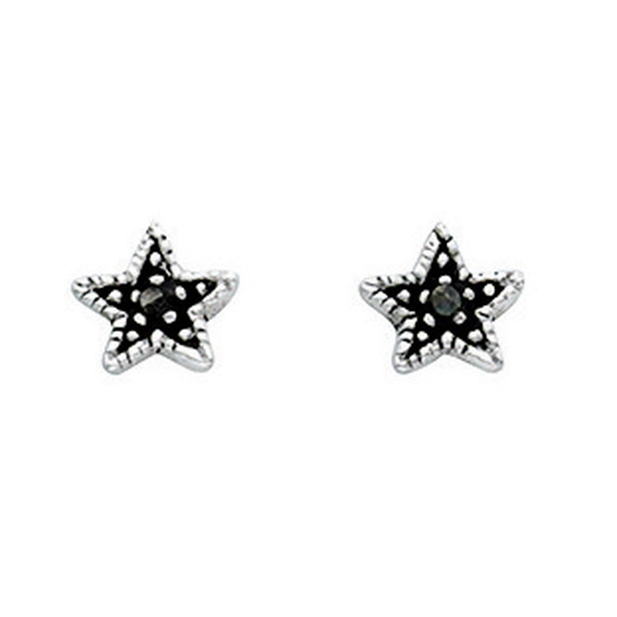 Boucle d'oreille étoiles en argent 925/1000