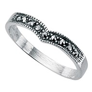 Bague marcassite en argent 925