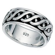 Bague celte en argent 925/1000