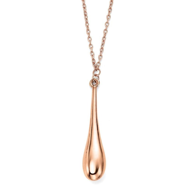 Collier goutte -  Chaine en Or 375 de 41cm - Pendentif en Or 375/1000 carats