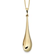 Collier Goutte -  Chaine en Or 375 de 41cm - Pendentif en Or 375/1000