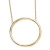 Collier cercle -  Chaine en Or 375 de 41cm - Pendentif en Or 375/1000 - vue V1