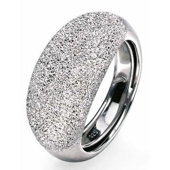 Bague coupe diamant argent 925/1000