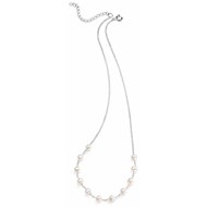 Collier perle et sa Chaine de 51 cm en argent 925/1000