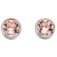 Boucle d'oreille zirconia en argent 925/1000