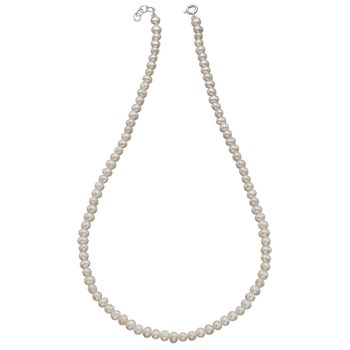 Collier  perle et sa Chaine de 51 cm en argent 925/1000