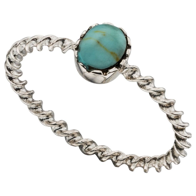 Bague turquoise en argent 925/1000