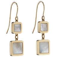 Boucle d'oreille nacre en Or 375/1000