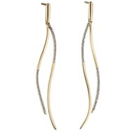 Boucle d'oreille diamant en Or 375/1000