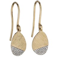 Boucle d'oreille diamant en Or 375/1000