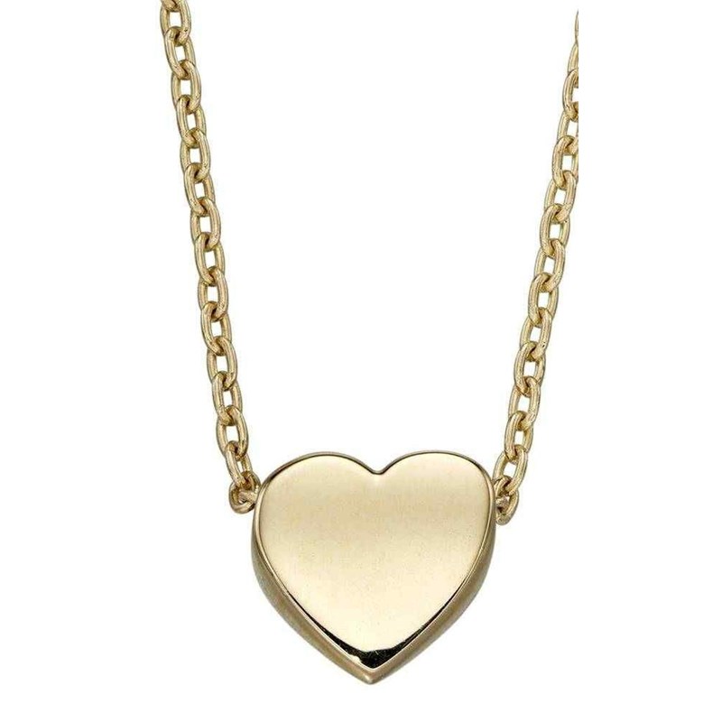 Collier coeur en or 375/1000