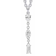 Collier zirconium en argent 925