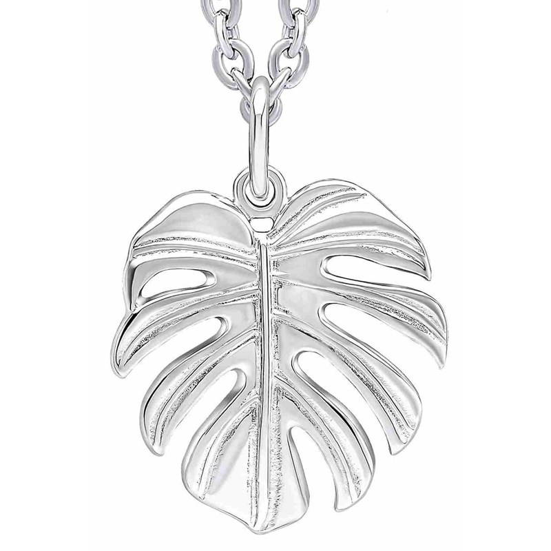 Collier feuille en argent 925