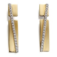 Boucle d'oreille plaqué Or en argent 925/1000