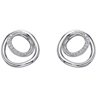 Boucle d'oreille zirconium en argent 925/1000