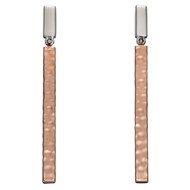 Boucle d'oreille plaqué Or rose en argent 925/1000