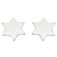 Boucle d'oreille étoile en argent 925/1000
